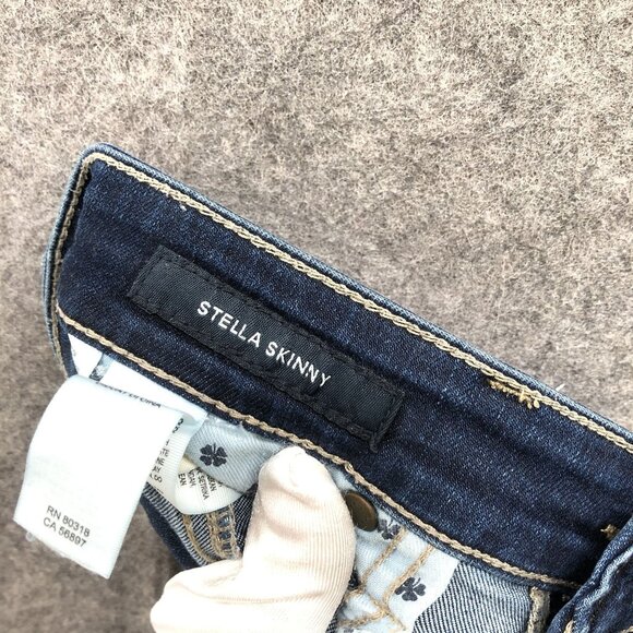 Lucky Brand Stella Skinny Jean Womens 6 / 28 Blue Low Rise Lightweight Stretch - Picture 12 of 13